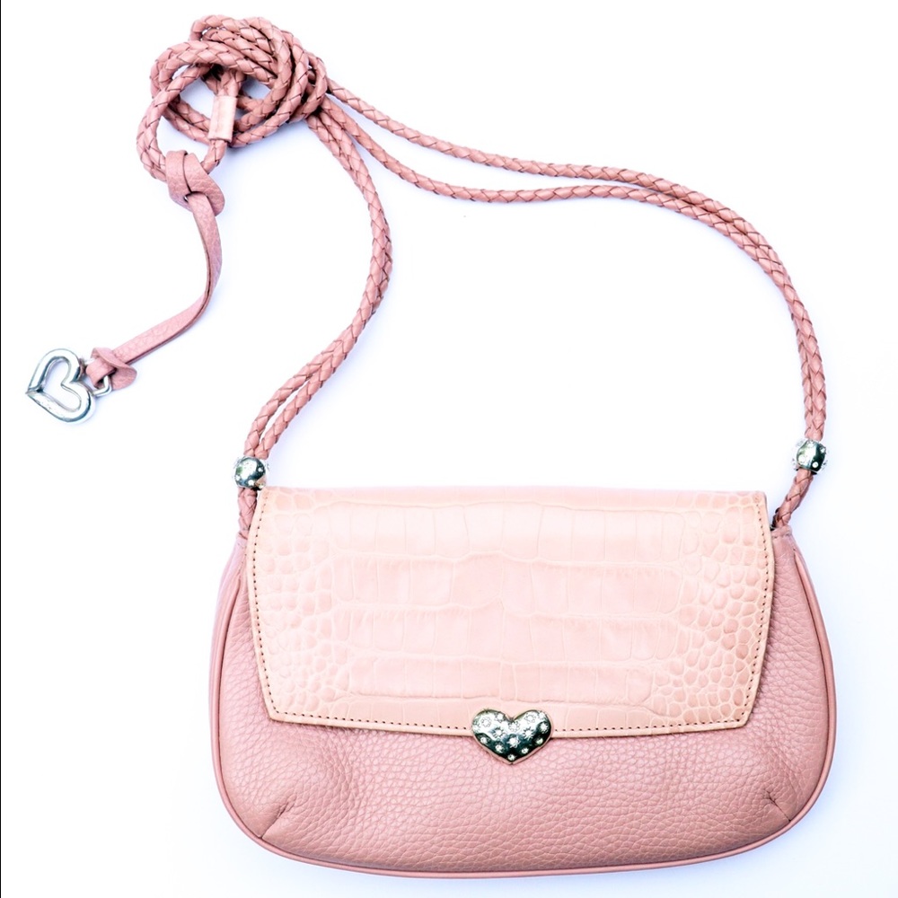 Brighton embossed leather bag